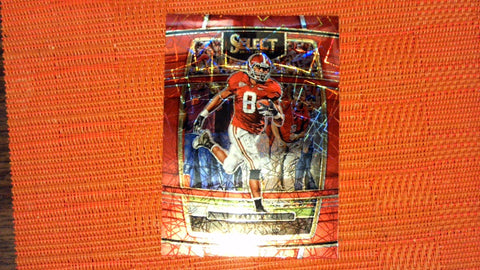 2022 Panini Select Draft Picks #92 Julio Jones Red Lazer Prizm