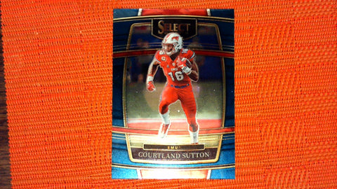 2022 Panini Select Draft Picks #93 Courtland Sutton Blue