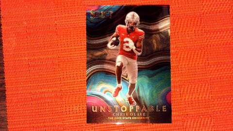 2022 Panini Select Draft Picks #US-CO Chris Olave Unstoppable Silver Prizm
