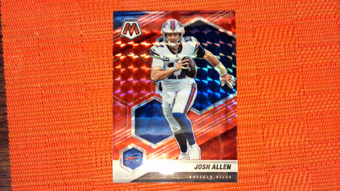 2021 Panini Mosaic #26 Josh Allen Prizm Red