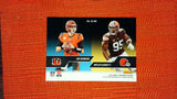 2022 Panini Contenders #CS-BG Joe Burrow / Myles Garrett Contenders Series