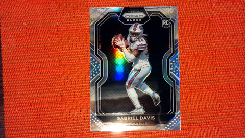 2020 Panini Chronicles #PB-23 Gabriel Davis Prizm Black Silver