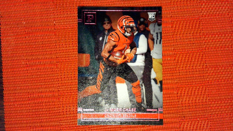 2021 Panini Chronicles #PA-24 Ja'Marr Chase Panini Pink