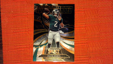 2020 Panini Select #T25 Jalen Hurts Turbocharged