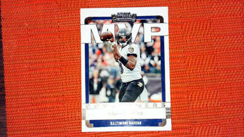 2022 Panini Contenders #MVP-LJA Lamar Jackson MVP Contenders