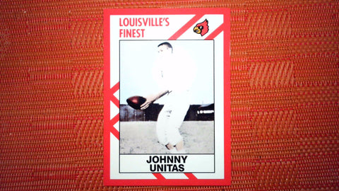 1990 Collegiate Collection #LOU1 Johnny Unitas