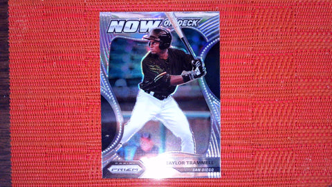 2020 Panini Prizm #NOD-11 Taylor Trammell Now On Deck Silver Prizm Near mint or better