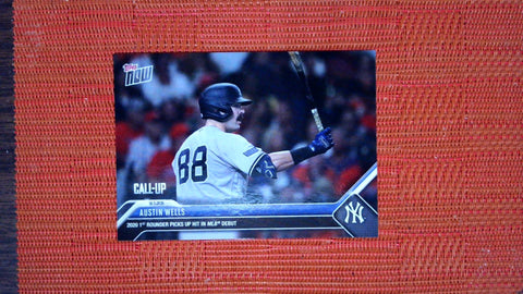 2023 Topps Now #799 Austin Wells - 2020 1st Rounder Picks Up Hit in MLB Debut (PR=3,027) Near mint or better