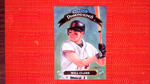 1992 Donruss #DK-2 Will Clark Diamond Kings Near mint or better