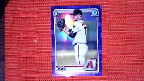 2020 Bowman Draft #BD-127 Bryce Jarvis 128/250 Chrome Purple Near mint or better