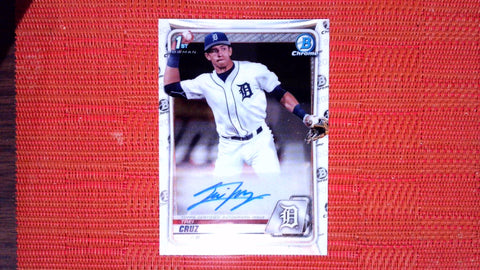 2020 Bowman Draft #CDA-TC Trei Cruz Chrome Draft Pick Autographs Near mint or better