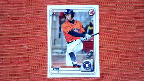 2020 Bowman 1st Edition #BFE-61 Jeremy Pena Near mint or better