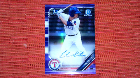 2019 Bowman Chrome #CPA-EW Eli White 181/250 Prospects Autographs Near mint or better