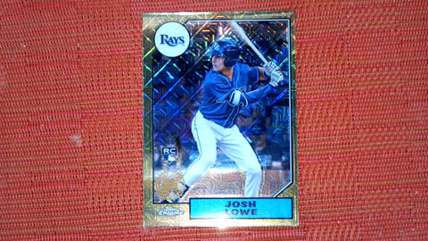 2022 Topps #T87C2-74 Josh Lowe 1987 Baseball Chrome Silver Pack Promotion Series Two Near mint or better