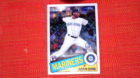 2020 Topps #85TC-39 Justin Dunn 1985 Chrome Silver Pack Promotion (Series 2) Near mint or better