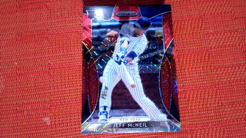 2019 Panini Prizm #145 Jeff McNeil 195/299 Red Mojo Near mint or better