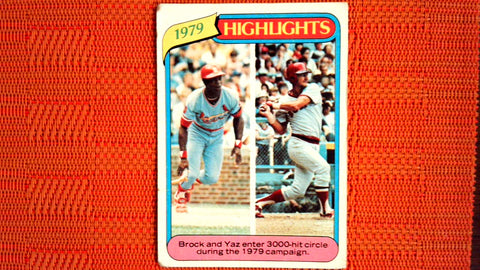 1980 Topps #1 Carl Yastrzemski/Lou Brock (See Scans) Default Title