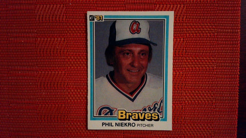 1981 Donruss #328 Phil Niekro Baseball Default Title