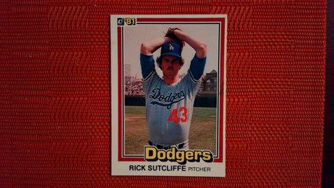 1981 Donruss #418 Rick Sutcliffe Baseball Default Title