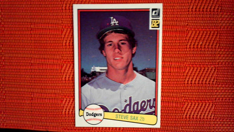 1982 Donruss  #624 Steve Sax - Rookie Default Title