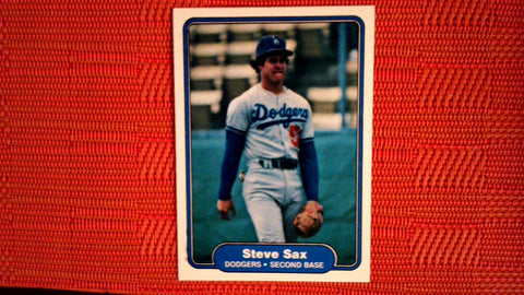 1982 Fleer  #21 Steve Sax - Rookie Default Title