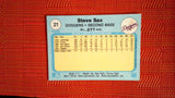 1982 Fleer  #21 Steve Sax - Rookie Default Title