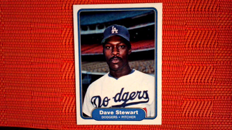 1982 Fleer  #24 Dave Stewart - Rookie Default Title