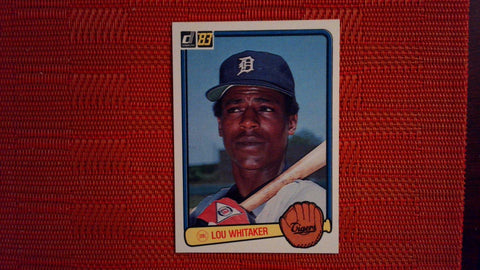 1983 Donruss #333 Lou Whitaker (See Scans) Baseball Default Title