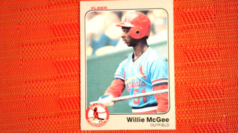 1983 Fleer  #15 Wilie McGee - Rookie Default Title