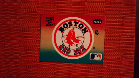 1983 Fleer Team Stickers #NNO Boson Red Sox Baseball Default Title