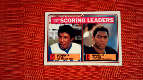 1983 Topps #205 1982 Scoring Leaders Marcus Allen Los Angeles Raiders (See Scans) Default Title