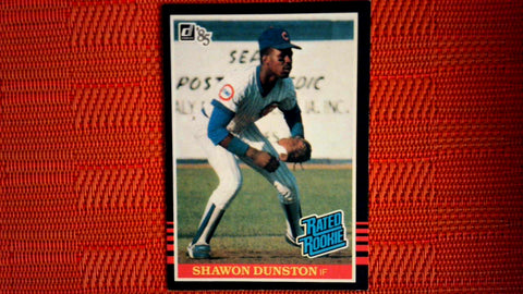 1985 Donruss Rated Rookie #39 Shawon Dunston Default Title