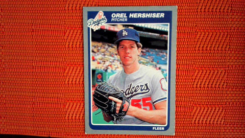 1985 Fleer  #371 Orel Hershiser - Rookie Default Title
