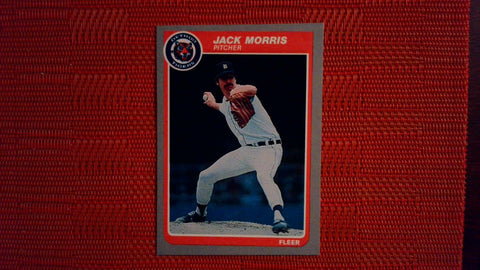 1985 Fleer #18 Jack Morris (See Scans) Baseball Default Title