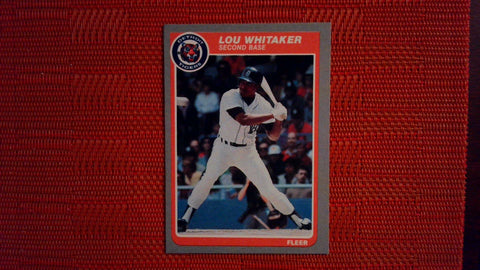 1985 Fleer #24 Lou Whitaker (See Scans) Baseball Default Title
