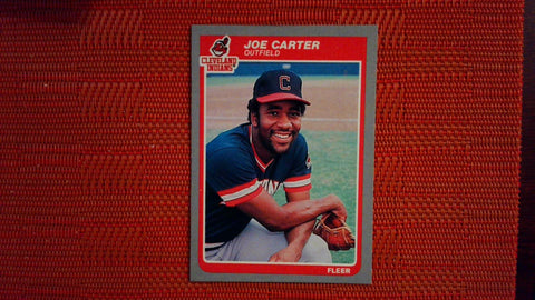 1985 Fleer #443 Joe Carter (See Scans) Baseball Default Title