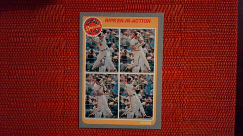 1985 Fleer #626 Cal Ripken Jr Ripken in Action (See Scans) Baseball Default Title