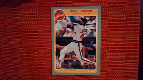 1985 Fleer #639 Reggie Jackson 500th Homer (See Scans) Baseball Default Title