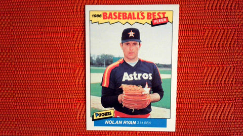 1986 Fleer Baseball's Best #30 Nolan Ryan - See Scans Default Title