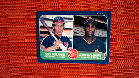1986 Fleer Major League Prospects #650 Mark McLemore/Gus Polidore Default Title