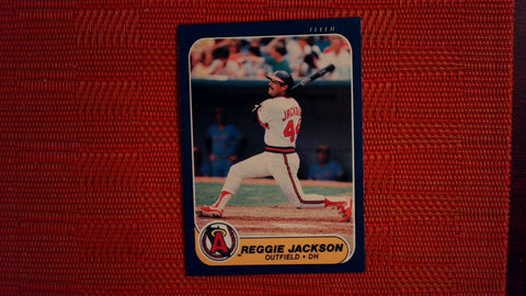 1986 Fleer #160 Reggie Jackson (See Scans) Baseball Default Title