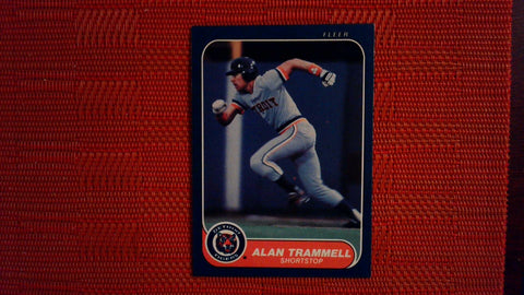 1986 Fleer #241 Alan Trammell (See Scans) Baseball Default Title