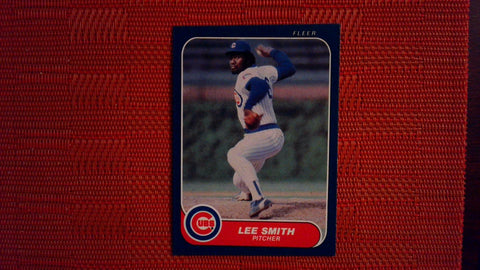 1986 Fleer #380 Lee Smith (See Scans) Baseball Default Title