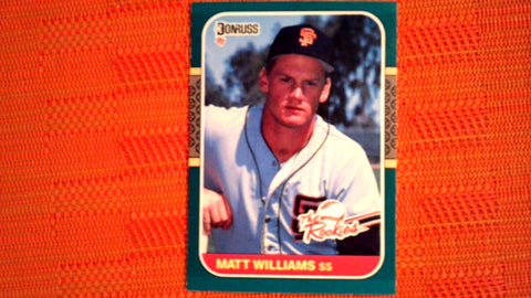 1987 Donruss Rookies   #45 Matt Williams Default Title