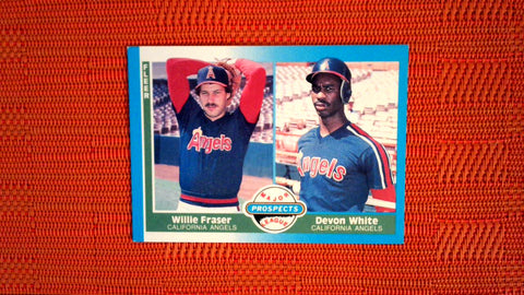 1987 Fleer Major League Prospects #646 Devon White/Willie Fraser Default Title