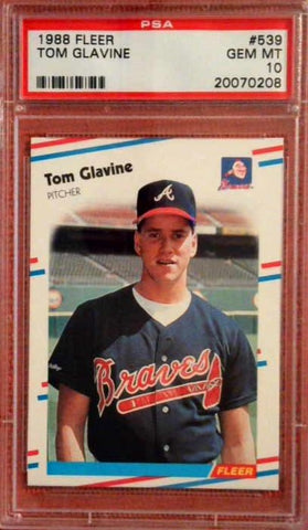 1988 Fleer PSA 10 #539 Tom Glavine - Rookie Default Title