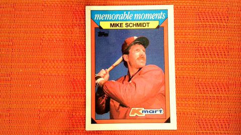 1988 Kmart Memorable Moments Baseball #25 Mike Schmidt Default Title
