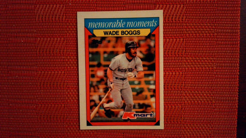 1988 Topps Kmart #2 Wade Boggs Memorable Moments (See Scans) Baseball Default Title