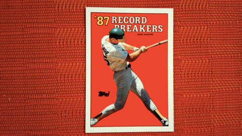 1988 Topps Record Breakers #38 Mark McGwire Baseball Default Title