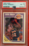 1989-90 Fleer Basketball PSA 8 #77 Magic Johnson Default Title